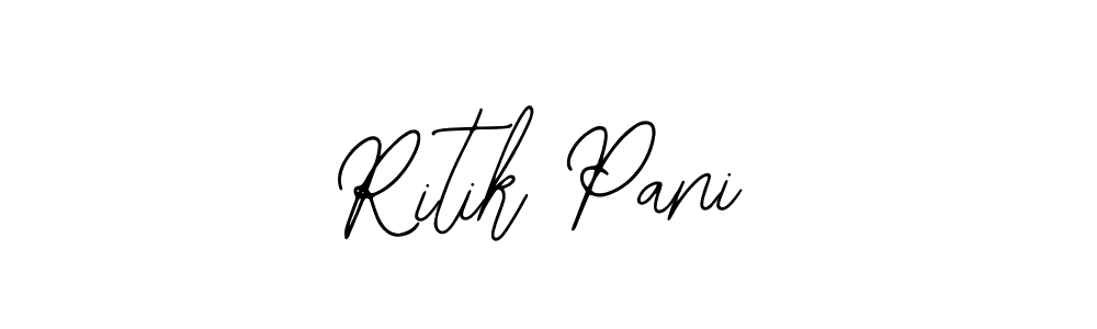 Also You can easily find your signature by using the search form. We will create Ritik Pani name handwritten signature images for you free of cost using Bearetta-2O07w sign style. Ritik Pani signature style 12 images and pictures png