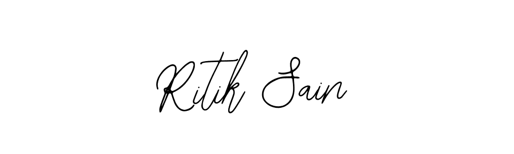 Also we have Ritik Sain name is the best signature style. Create professional handwritten signature collection using Bearetta-2O07w autograph style. Ritik Sain signature style 12 images and pictures png