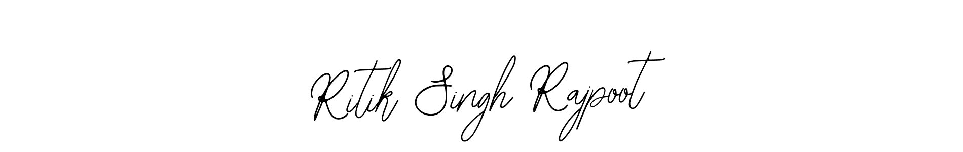 Also You can easily find your signature by using the search form. We will create Ritik Singh Rajpoot name handwritten signature images for you free of cost using Bearetta-2O07w sign style. Ritik Singh Rajpoot signature style 12 images and pictures png