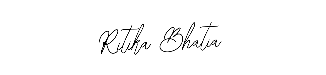 Use a signature maker to create a handwritten signature online. With this signature software, you can design (Bearetta-2O07w) your own signature for name Ritika Bhatia. Ritika Bhatia signature style 12 images and pictures png