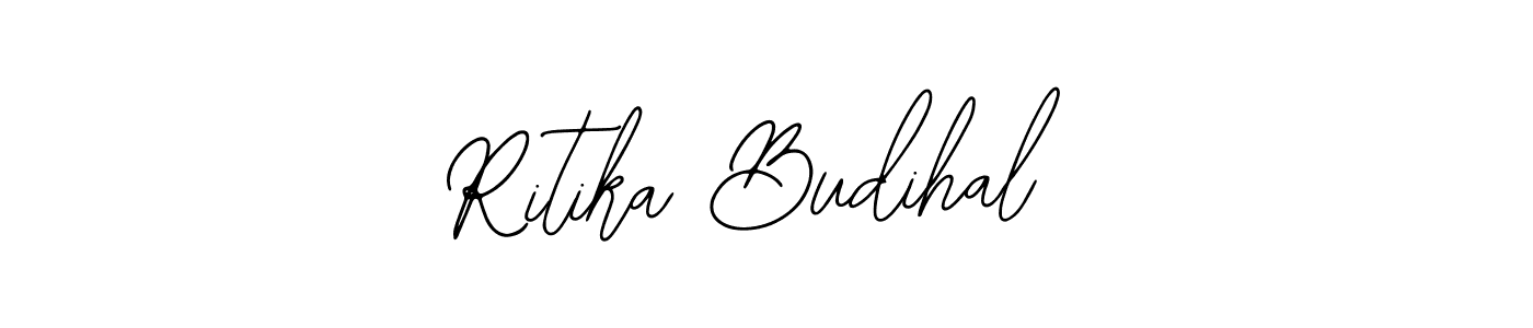 How to Draw Ritika Budihal signature style? Bearetta-2O07w is a latest design signature styles for name Ritika Budihal. Ritika Budihal signature style 12 images and pictures png