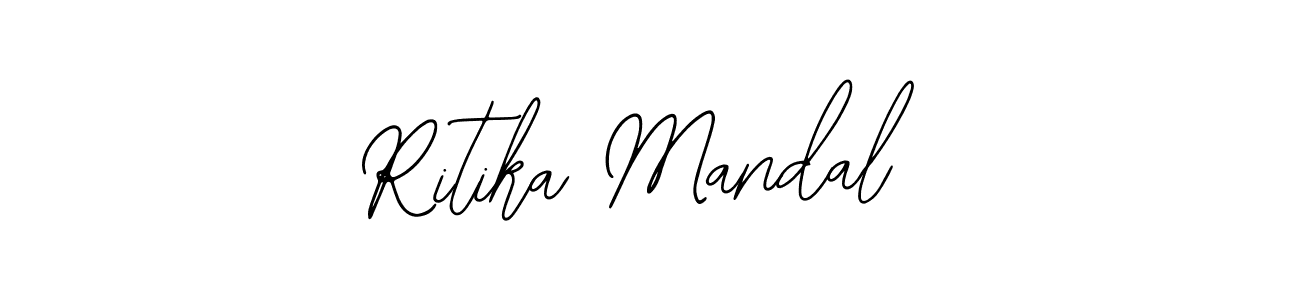 if you are searching for the best signature style for your name Ritika Mandal. so please give up your signature search. here we have designed multiple signature styles  using Bearetta-2O07w. Ritika Mandal signature style 12 images and pictures png