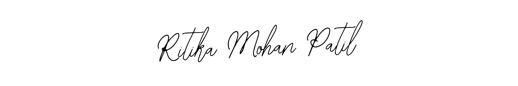 How to make Ritika Mohan Patil signature? Bearetta-2O07w is a professional autograph style. Create handwritten signature for Ritika Mohan Patil name. Ritika Mohan Patil signature style 12 images and pictures png