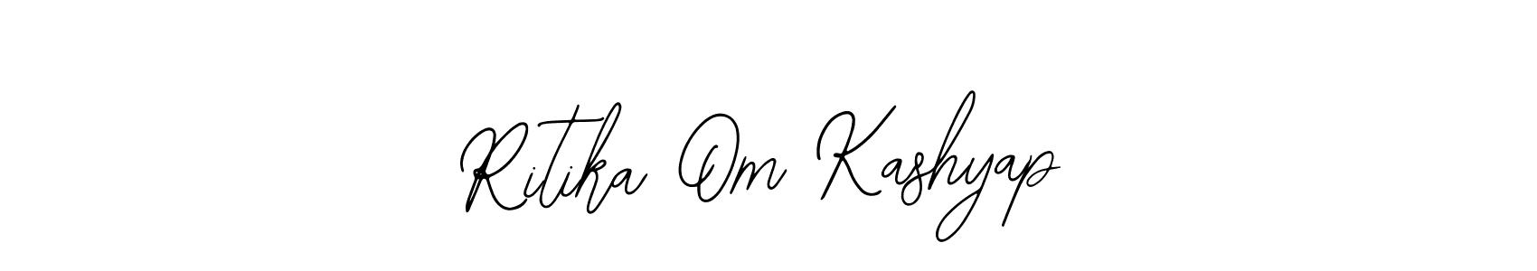 This is the best signature style for the Ritika Om Kashyap name. Also you like these signature font (Bearetta-2O07w). Mix name signature. Ritika Om Kashyap signature style 12 images and pictures png