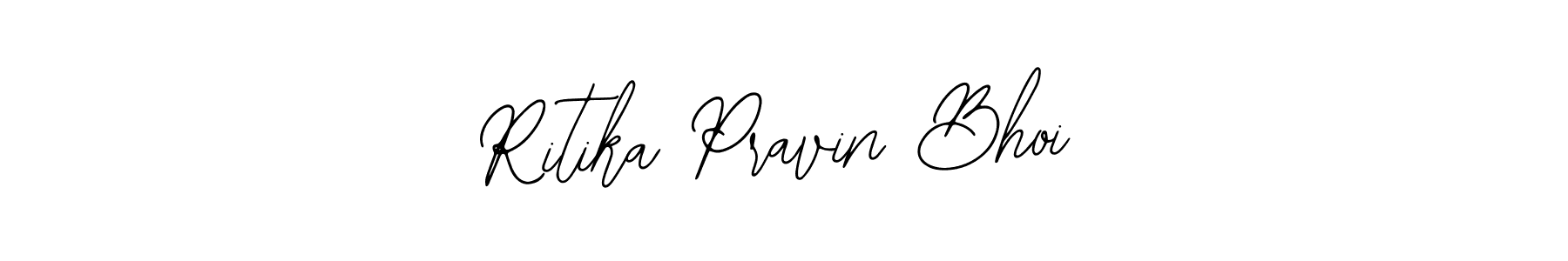 Design your own signature with our free online signature maker. With this signature software, you can create a handwritten (Bearetta-2O07w) signature for name Ritika Pravin Bhoi. Ritika Pravin Bhoi signature style 12 images and pictures png