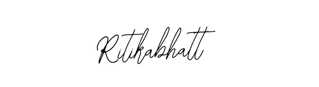 It looks lik you need a new signature style for name Ritikabhatt. Design unique handwritten (Bearetta-2O07w) signature with our free signature maker in just a few clicks. Ritikabhatt signature style 12 images and pictures png
