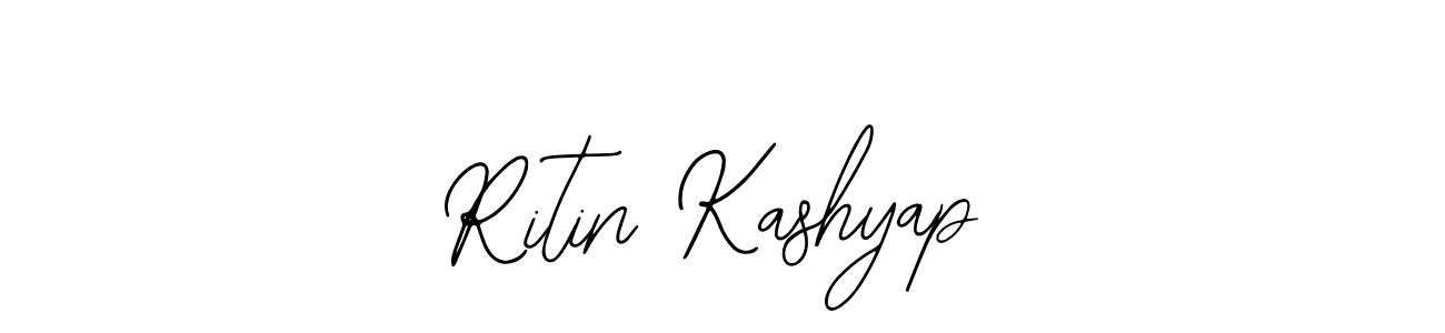 Use a signature maker to create a handwritten signature online. With this signature software, you can design (Bearetta-2O07w) your own signature for name Ritin Kashyap. Ritin Kashyap signature style 12 images and pictures png