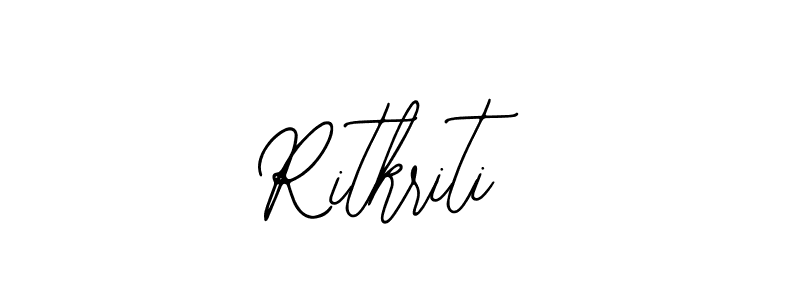 How to make Ritkriti name signature. Use Bearetta-2O07w style for creating short signs online. This is the latest handwritten sign. Ritkriti signature style 12 images and pictures png