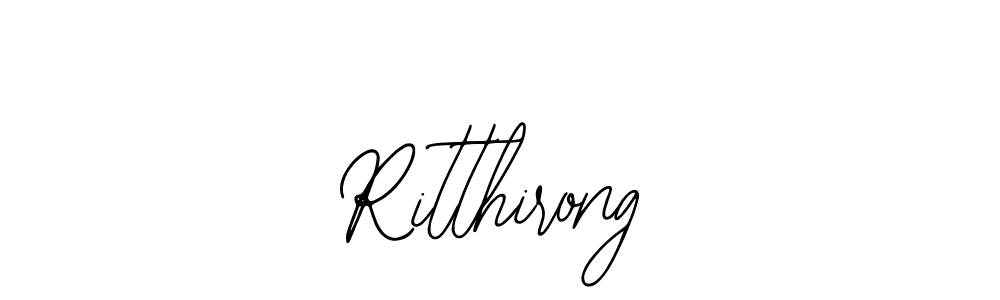 Design your own signature with our free online signature maker. With this signature software, you can create a handwritten (Bearetta-2O07w) signature for name Ritthirong. Ritthirong signature style 12 images and pictures png