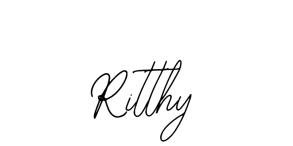 Use a signature maker to create a handwritten signature online. With this signature software, you can design (Bearetta-2O07w) your own signature for name Ritthy. Ritthy signature style 12 images and pictures png