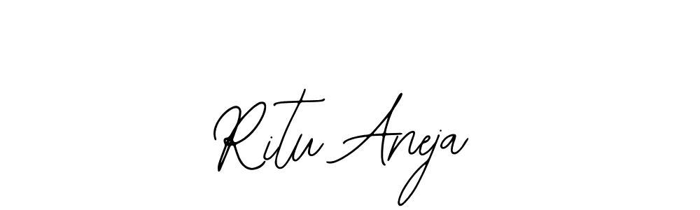 Ritu Aneja stylish signature style. Best Handwritten Sign (Bearetta-2O07w) for my name. Handwritten Signature Collection Ideas for my name Ritu Aneja. Ritu Aneja signature style 12 images and pictures png