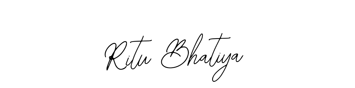 How to Draw Ritu Bhatiya signature style? Bearetta-2O07w is a latest design signature styles for name Ritu Bhatiya. Ritu Bhatiya signature style 12 images and pictures png