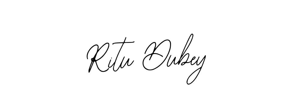 You should practise on your own different ways (Bearetta-2O07w) to write your name (Ritu Dubey) in signature. don't let someone else do it for you. Ritu Dubey signature style 12 images and pictures png