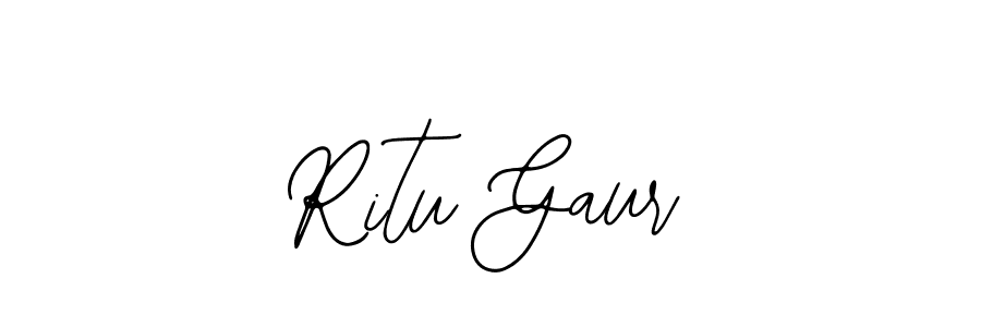 Make a beautiful signature design for name Ritu Gaur. With this signature (Bearetta-2O07w) style, you can create a handwritten signature for free. Ritu Gaur signature style 12 images and pictures png