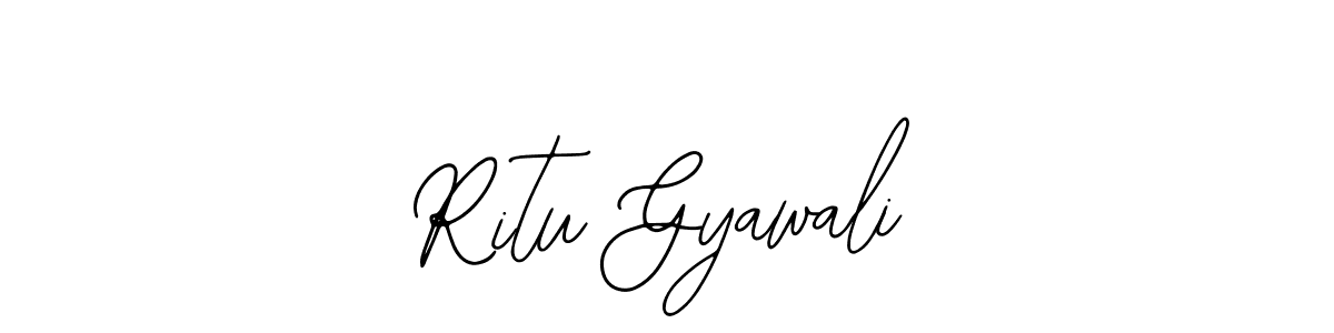 Use a signature maker to create a handwritten signature online. With this signature software, you can design (Bearetta-2O07w) your own signature for name Ritu Gyawali. Ritu Gyawali signature style 12 images and pictures png