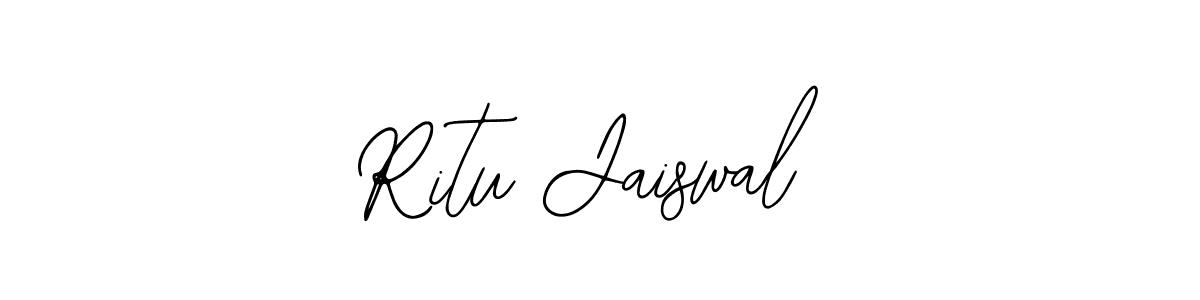 You should practise on your own different ways (Bearetta-2O07w) to write your name (Ritu Jaiswal) in signature. don't let someone else do it for you. Ritu Jaiswal signature style 12 images and pictures png