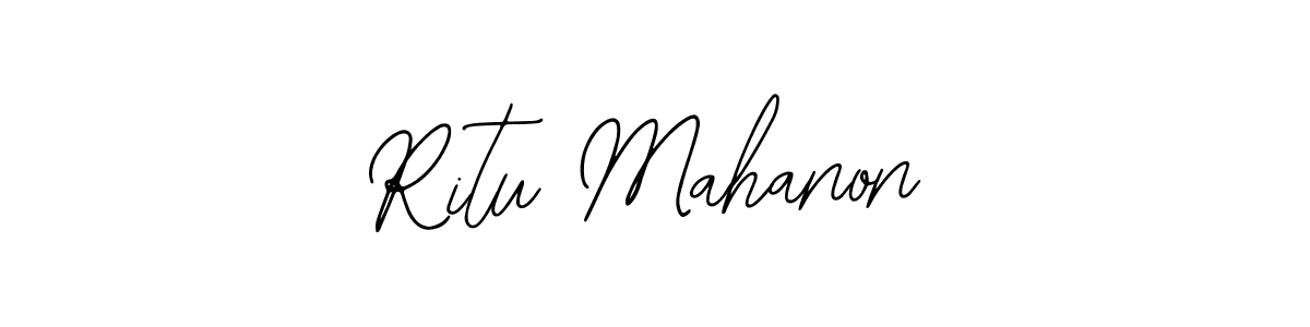 You can use this online signature creator to create a handwritten signature for the name Ritu Mahanon. This is the best online autograph maker. Ritu Mahanon signature style 12 images and pictures png