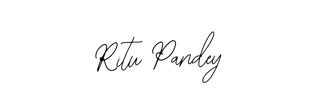 You should practise on your own different ways (Bearetta-2O07w) to write your name (Ritu Pandey) in signature. don't let someone else do it for you. Ritu Pandey signature style 12 images and pictures png