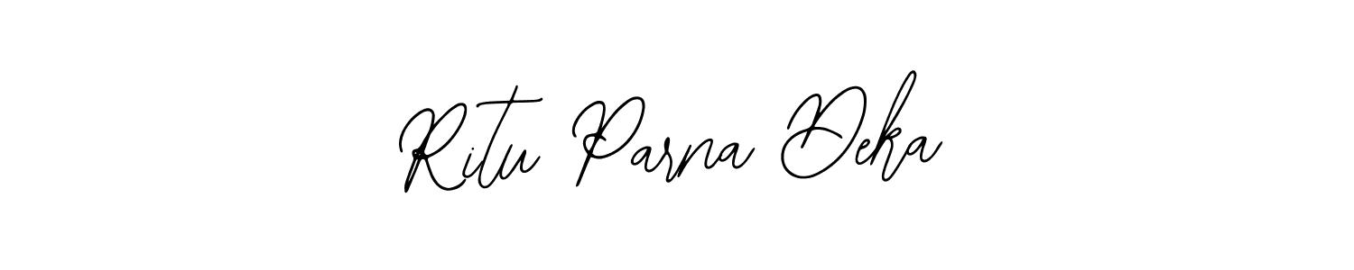 Create a beautiful signature design for name Ritu Parna Deka. With this signature (Bearetta-2O07w) fonts, you can make a handwritten signature for free. Ritu Parna Deka signature style 12 images and pictures png