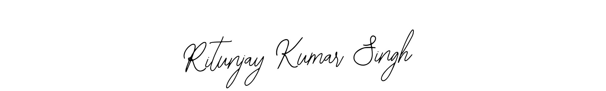 Ritunjay Kumar Singh stylish signature style. Best Handwritten Sign (Bearetta-2O07w) for my name. Handwritten Signature Collection Ideas for my name Ritunjay Kumar Singh. Ritunjay Kumar Singh signature style 12 images and pictures png