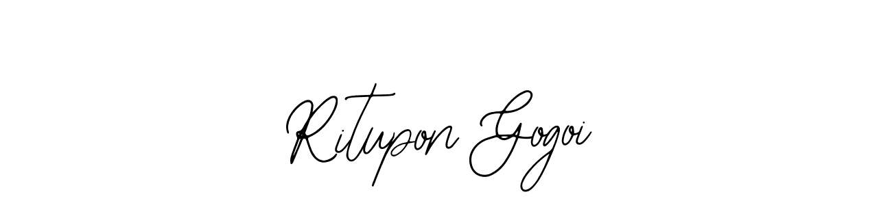 Ritupon Gogoi stylish signature style. Best Handwritten Sign (Bearetta-2O07w) for my name. Handwritten Signature Collection Ideas for my name Ritupon Gogoi. Ritupon Gogoi signature style 12 images and pictures png