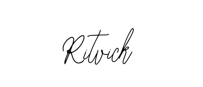 if you are searching for the best signature style for your name Ritvick. so please give up your signature search. here we have designed multiple signature styles  using Bearetta-2O07w. Ritvick signature style 12 images and pictures png