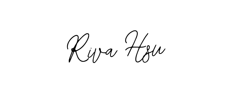 Design your own signature with our free online signature maker. With this signature software, you can create a handwritten (Bearetta-2O07w) signature for name Riva Hsu. Riva Hsu signature style 12 images and pictures png