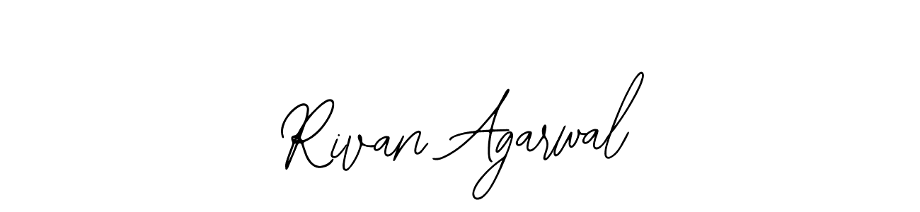 Use a signature maker to create a handwritten signature online. With this signature software, you can design (Bearetta-2O07w) your own signature for name Rivan Agarwal. Rivan Agarwal signature style 12 images and pictures png
