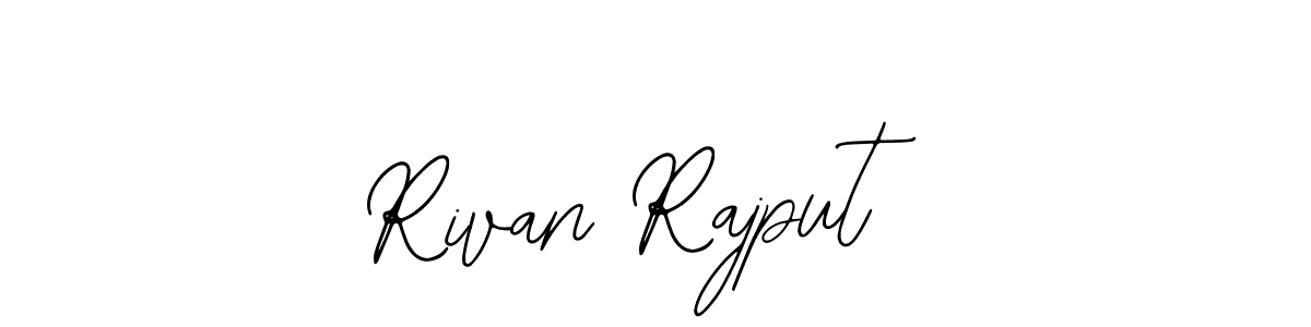 Make a beautiful signature design for name Rivan Rajput. Use this online signature maker to create a handwritten signature for free. Rivan Rajput signature style 12 images and pictures png