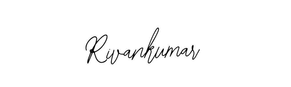 How to make Rivankumar name signature. Use Bearetta-2O07w style for creating short signs online. This is the latest handwritten sign. Rivankumar signature style 12 images and pictures png
