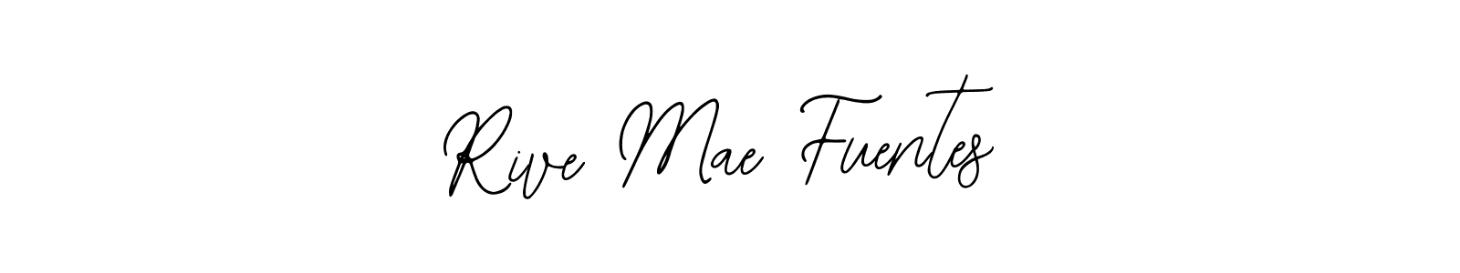 You should practise on your own different ways (Bearetta-2O07w) to write your name (Rive Mae Fuentes) in signature. don't let someone else do it for you. Rive Mae Fuentes signature style 12 images and pictures png