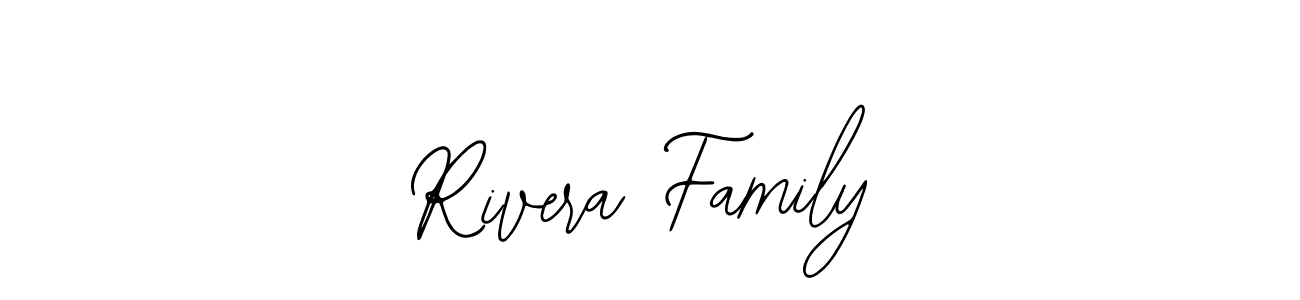 Rivera Family stylish signature style. Best Handwritten Sign (Bearetta-2O07w) for my name. Handwritten Signature Collection Ideas for my name Rivera Family. Rivera Family signature style 12 images and pictures png