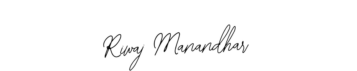 Design your own signature with our free online signature maker. With this signature software, you can create a handwritten (Bearetta-2O07w) signature for name Riwaj Manandhar. Riwaj Manandhar signature style 12 images and pictures png