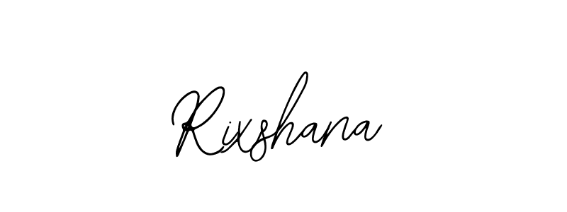 Use a signature maker to create a handwritten signature online. With this signature software, you can design (Bearetta-2O07w) your own signature for name Rixshana. Rixshana signature style 12 images and pictures png