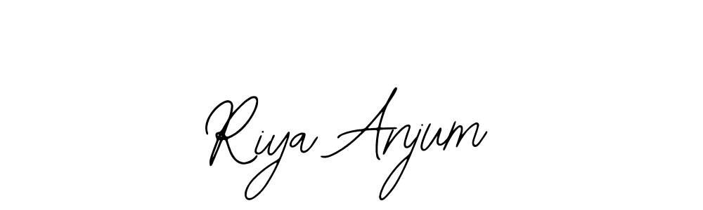 The best way (Bearetta-2O07w) to make a short signature is to pick only two or three words in your name. The name Riya Anjum include a total of six letters. For converting this name. Riya Anjum signature style 12 images and pictures png