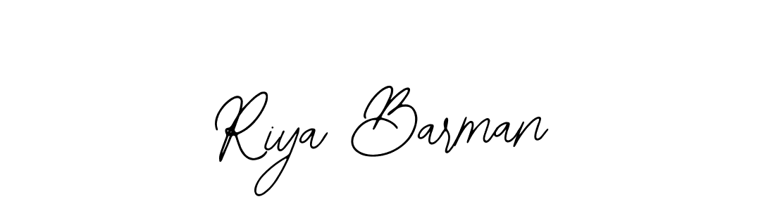 Design your own signature with our free online signature maker. With this signature software, you can create a handwritten (Bearetta-2O07w) signature for name Riya Barman. Riya Barman signature style 12 images and pictures png