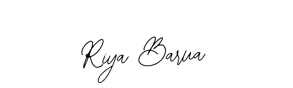 You should practise on your own different ways (Bearetta-2O07w) to write your name (Riya Barua) in signature. don't let someone else do it for you. Riya Barua signature style 12 images and pictures png