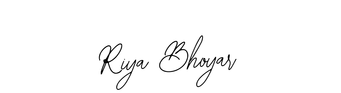 It looks lik you need a new signature style for name Riya Bhoyar. Design unique handwritten (Bearetta-2O07w) signature with our free signature maker in just a few clicks. Riya Bhoyar signature style 12 images and pictures png