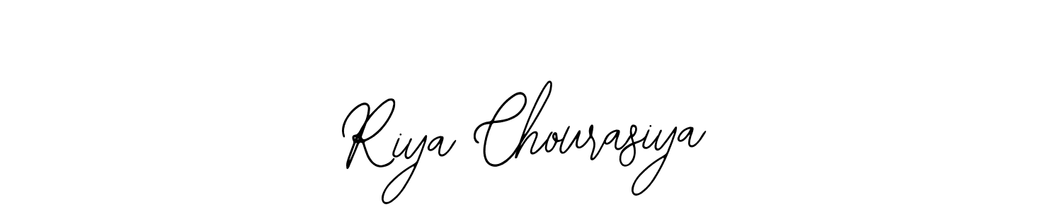 Use a signature maker to create a handwritten signature online. With this signature software, you can design (Bearetta-2O07w) your own signature for name Riya Chourasiya. Riya Chourasiya signature style 12 images and pictures png