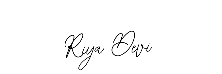 Design your own signature with our free online signature maker. With this signature software, you can create a handwritten (Bearetta-2O07w) signature for name Riya Devi. Riya Devi signature style 12 images and pictures png