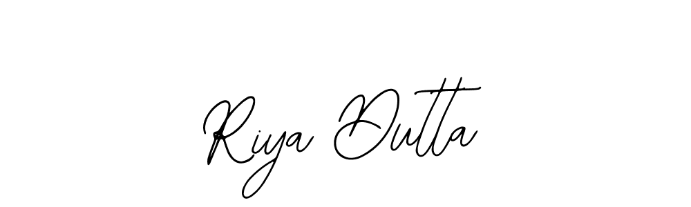 How to make Riya Dutta name signature. Use Bearetta-2O07w style for creating short signs online. This is the latest handwritten sign. Riya Dutta signature style 12 images and pictures png