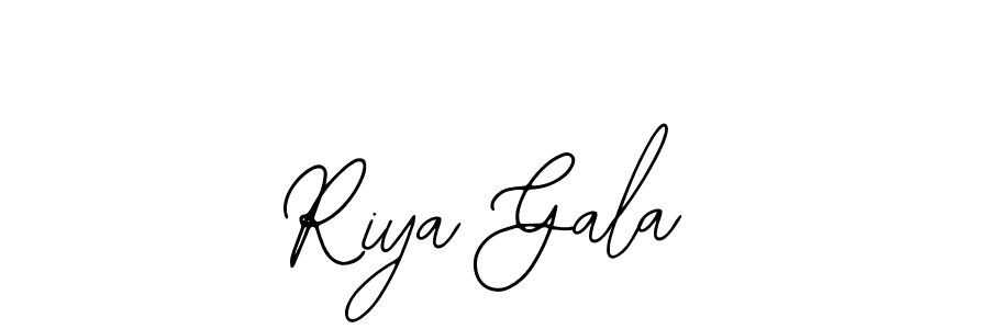 The best way (Bearetta-2O07w) to make a short signature is to pick only two or three words in your name. The name Riya Gala include a total of six letters. For converting this name. Riya Gala signature style 12 images and pictures png