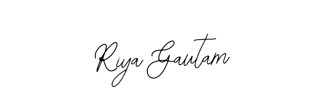 How to make Riya Gautam signature? Bearetta-2O07w is a professional autograph style. Create handwritten signature for Riya Gautam name. Riya Gautam signature style 12 images and pictures png