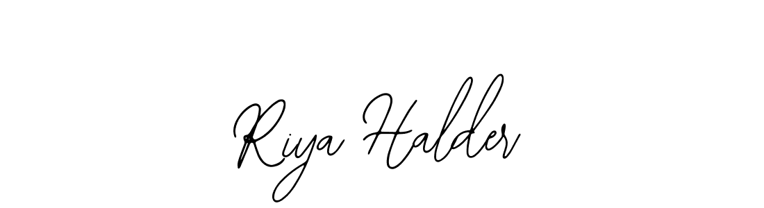 Design your own signature with our free online signature maker. With this signature software, you can create a handwritten (Bearetta-2O07w) signature for name Riya Halder. Riya Halder signature style 12 images and pictures png