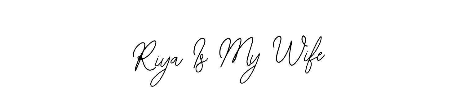 How to make Riya Is My Wife signature? Bearetta-2O07w is a professional autograph style. Create handwritten signature for Riya Is My Wife name. Riya Is My Wife signature style 12 images and pictures png