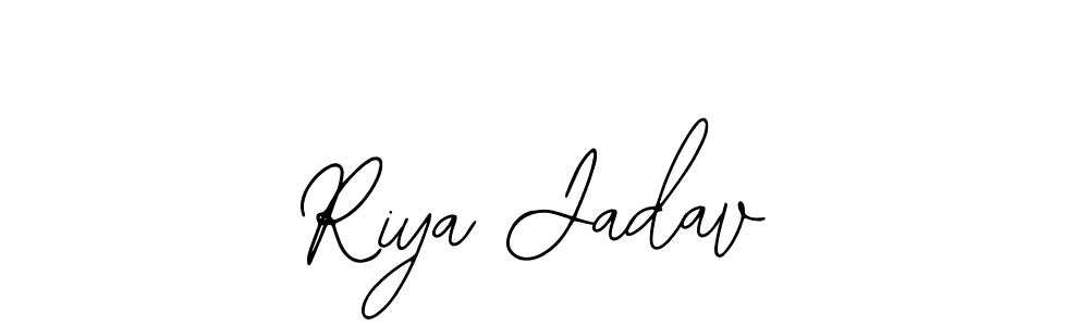 Also You can easily find your signature by using the search form. We will create Riya Jadav name handwritten signature images for you free of cost using Bearetta-2O07w sign style. Riya Jadav signature style 12 images and pictures png