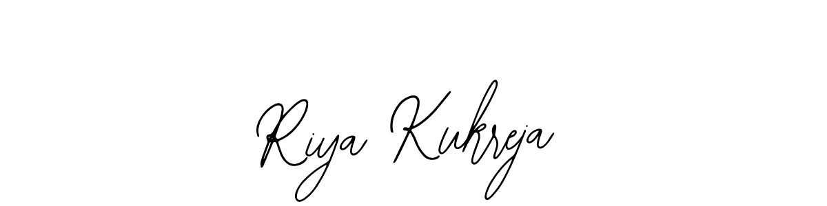 Make a beautiful signature design for name Riya Kukreja. With this signature (Bearetta-2O07w) style, you can create a handwritten signature for free. Riya Kukreja signature style 12 images and pictures png