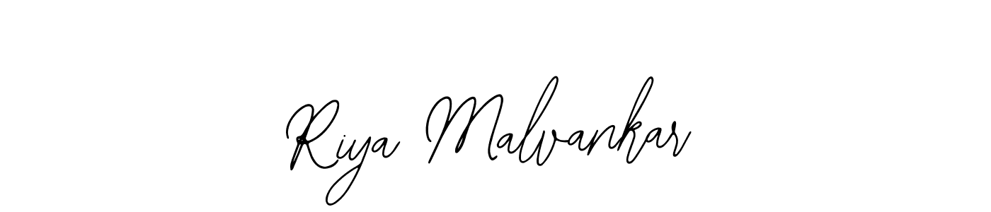 Design your own signature with our free online signature maker. With this signature software, you can create a handwritten (Bearetta-2O07w) signature for name Riya Malvankar. Riya Malvankar signature style 12 images and pictures png