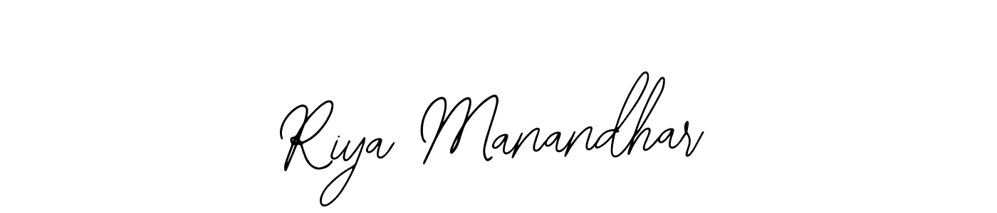 Similarly Bearetta-2O07w is the best handwritten signature design. Signature creator online .You can use it as an online autograph creator for name Riya Manandhar. Riya Manandhar signature style 12 images and pictures png