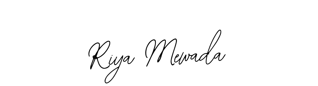 Make a beautiful signature design for name Riya Mewada. With this signature (Bearetta-2O07w) style, you can create a handwritten signature for free. Riya Mewada signature style 12 images and pictures png